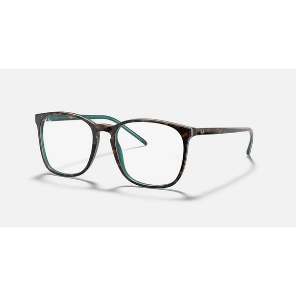 Ray-Ban Accessories - RAYBAN Eyeglasses RX5387F-5974 Havana On Transparent Green 54-18-150